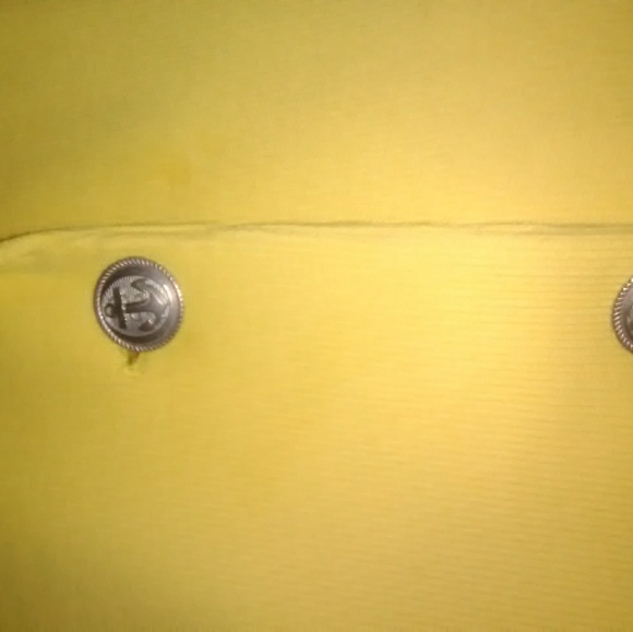 Yellow lined jacket Plus Size - Picture 3 of 3